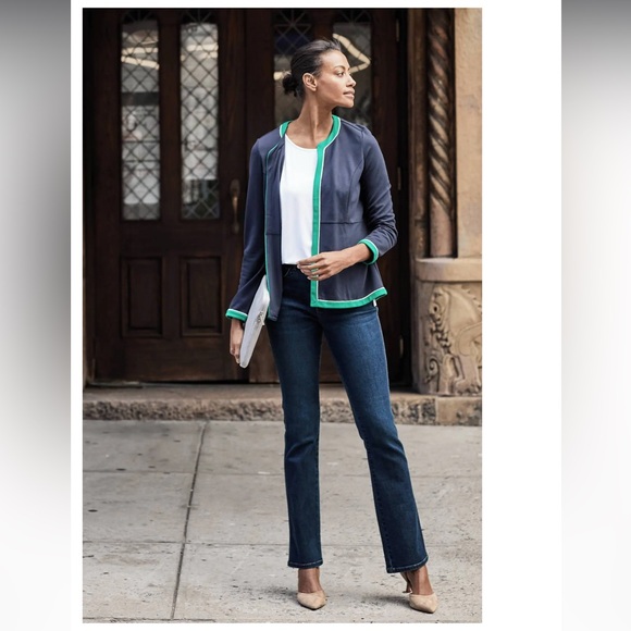 J Jill High Rise Boot Cut Jeans 10R - Picture 5 of 9